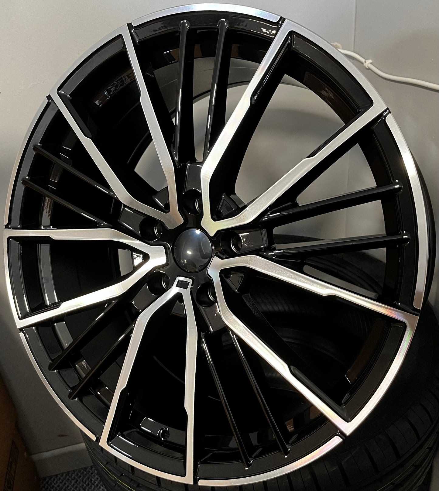 BMW 356 20X8.5X9.5 5X120 BLACK M/F