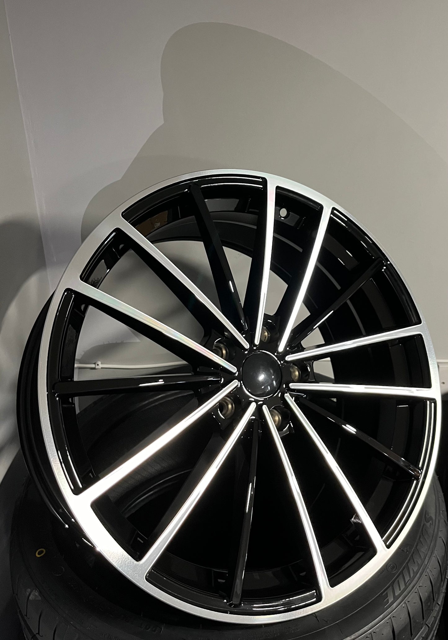 VW 508 19X8.0 5X112 BLACK M/F